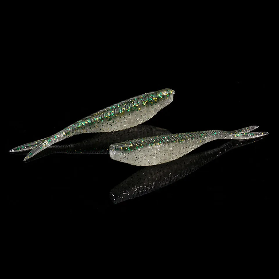 WALK FISH 6 шт./лот джиг-Воблеры Мягкая приманка Shad Easy Shiner рыболовные приманки 70 мм 1 8 г