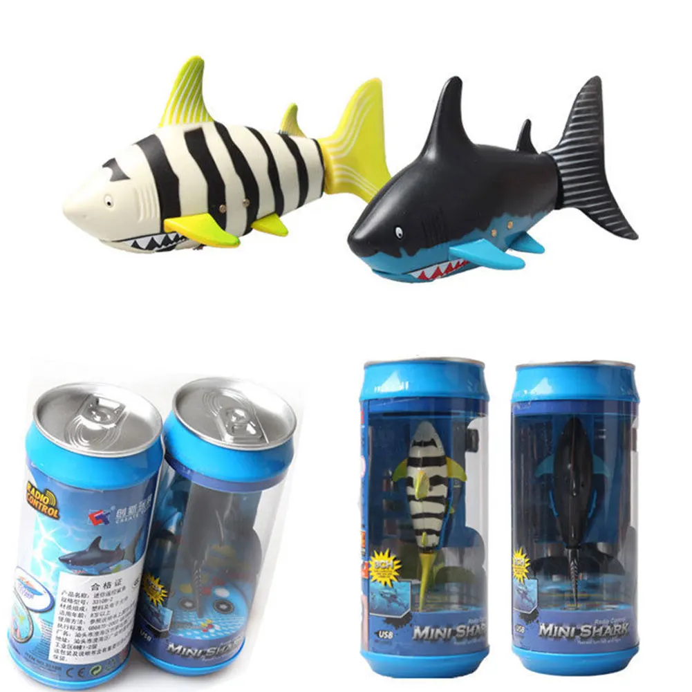 Кокса Радио RC мини Электрический Электронный Акула Рыба Лодка детская игрушка