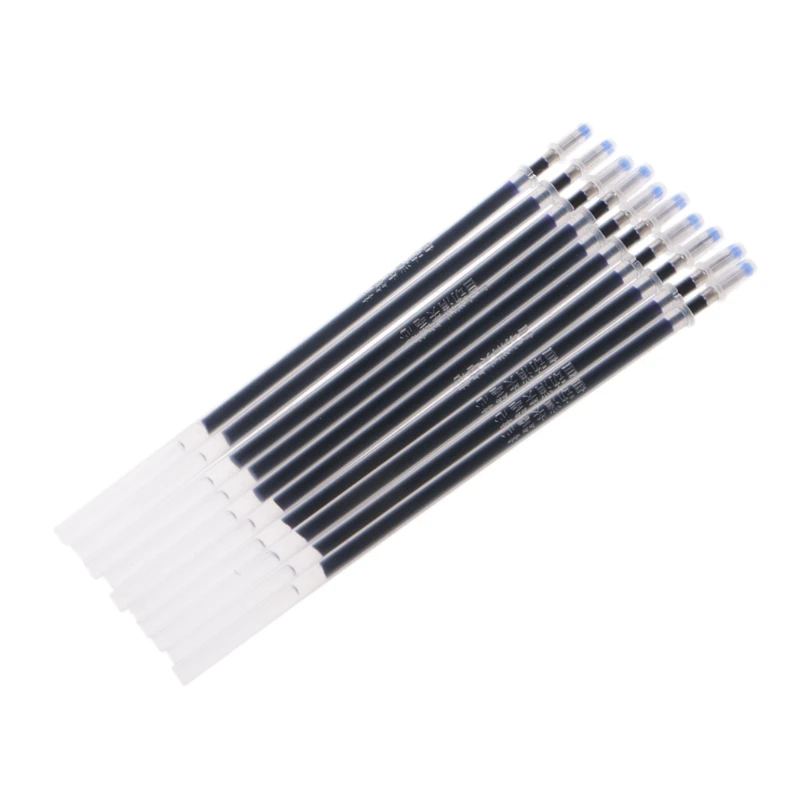 

10 Pcs Ink Disappear Invisible Slowly Gel Pen Refill Black