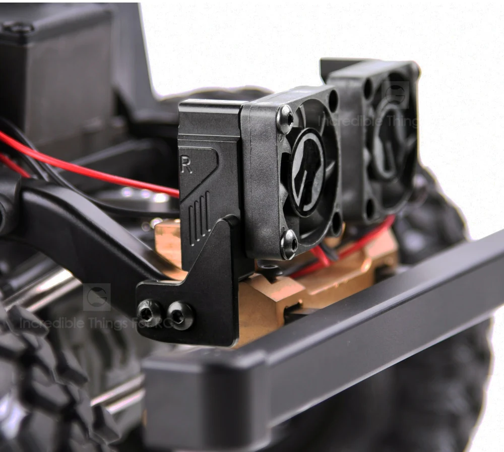 Охлаждающий вентилятор для автомобиля Traxxas Trx4 передний Впускной 1/10 Rc Crawler Car
