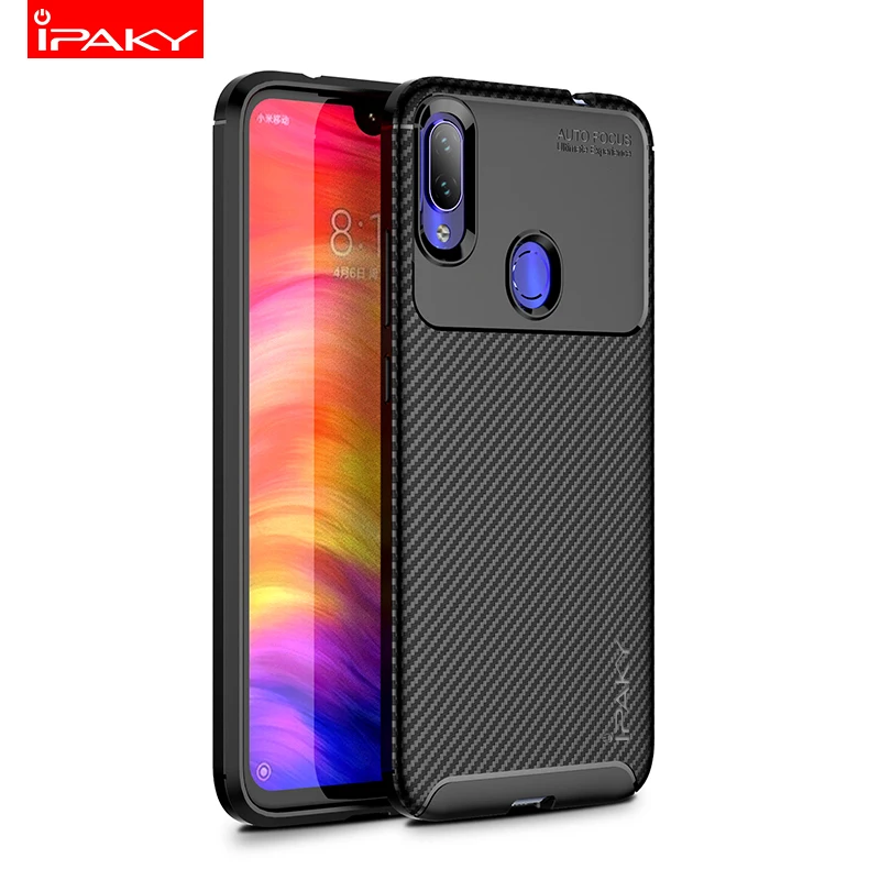 IPAKY для Xiaomi Redmi Note 7 Чехол Мягкий силиконовый чехол бампер противоударный чехол роскошные чехлы для телефонов Xiomi Redmi Note7 чехлы