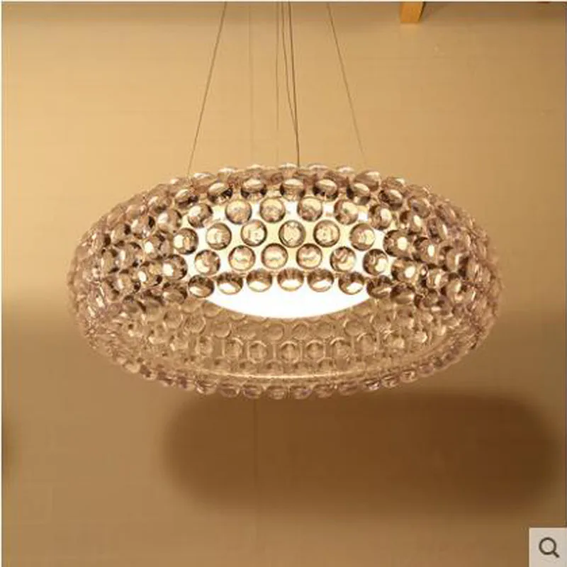 Economici L Semplice Lampadario Moderno Con Perline Acriliche Design Italiano Lampadario A Ioni Soggiorno Sala Da Pranzo Camera Da Letto Bar Luce Creativa