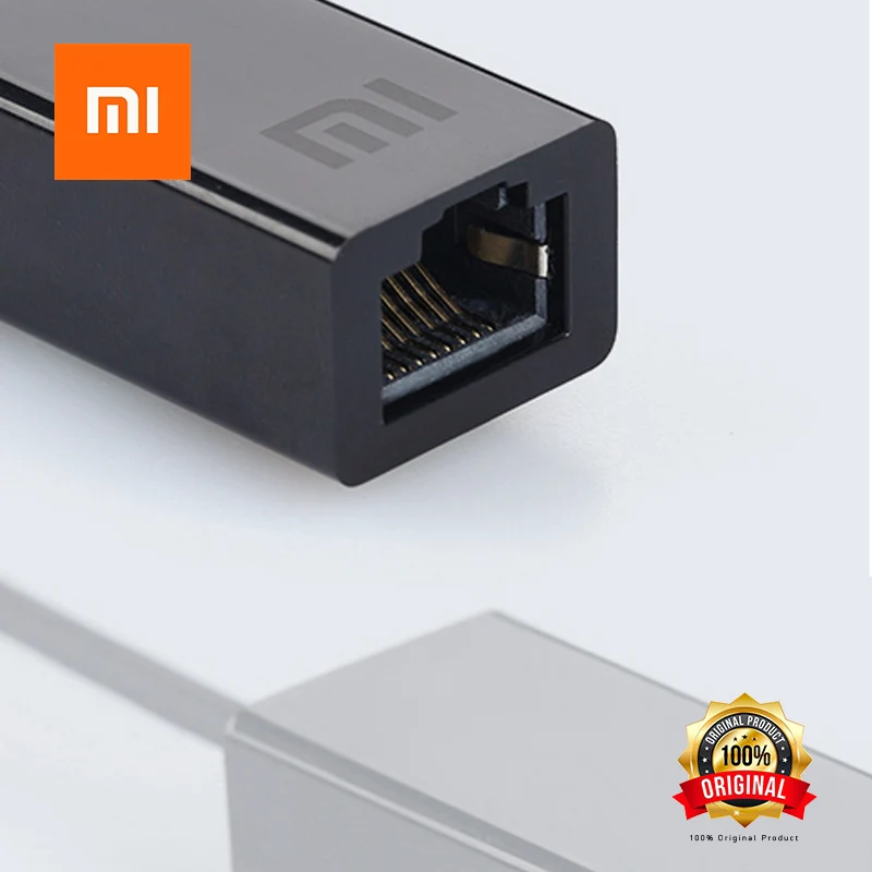 Оригинальная внешняя быстрая Ethernet карта Xiaomi USB RJ45 Mi 2 0 к кабелю LAN адаптер 100 Мбит/с