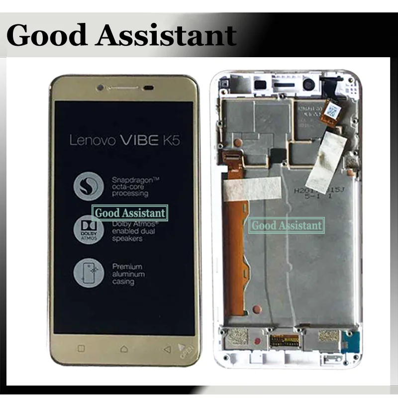 Для lenovo Vibe K5 A6020l37 A6020l36 A6020a40 Plus A6020a46 Lemon 3 ЖК-дисплей + кодирующий преобразователь