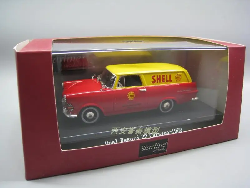 Star Line 1:43 OPEL rekord P2 CARAVAN модель автомобиля из 1960 сплава литые под давлением металлические игрушки подарок на день рождения для детей - Цвет: 2