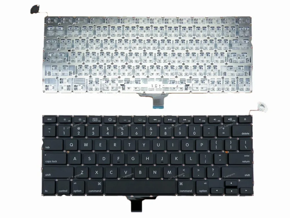 

Новая английская клавиатура для Apple Macbook Pro, 13 дюймов, A1278, 2009, 2010, 2011, 2012, ноутбук черного цвета без рамки