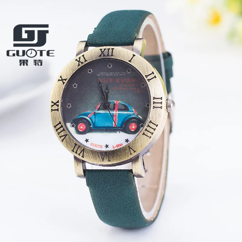 Люксовый Бренд GUOTE Водитель Автомобиля Гонки женская Мода Кварцевые Часы