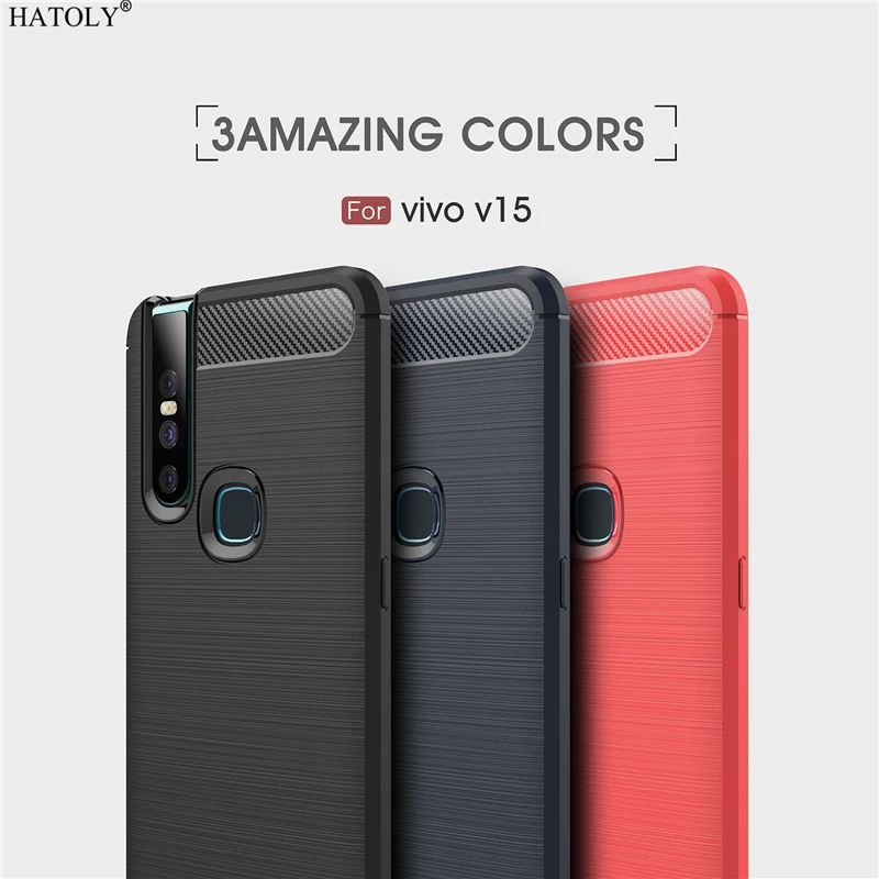 Чехол HATOLY для Capas vivo V15 противоударный мягкий силиконовый чехол из ТПУ телефона BBK