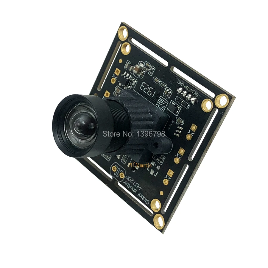 720P 120FPS MJPEG USB модуль камеры без искажений Глобальный затвор монохромный высокоскоростной OTG UVC Linux CCTV камера наблюдения