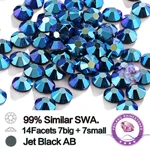 Синий Zircom 16 граней исправление горный хрусталь SS16 SS20 страз для одежды платье обувь Drecoration DIY