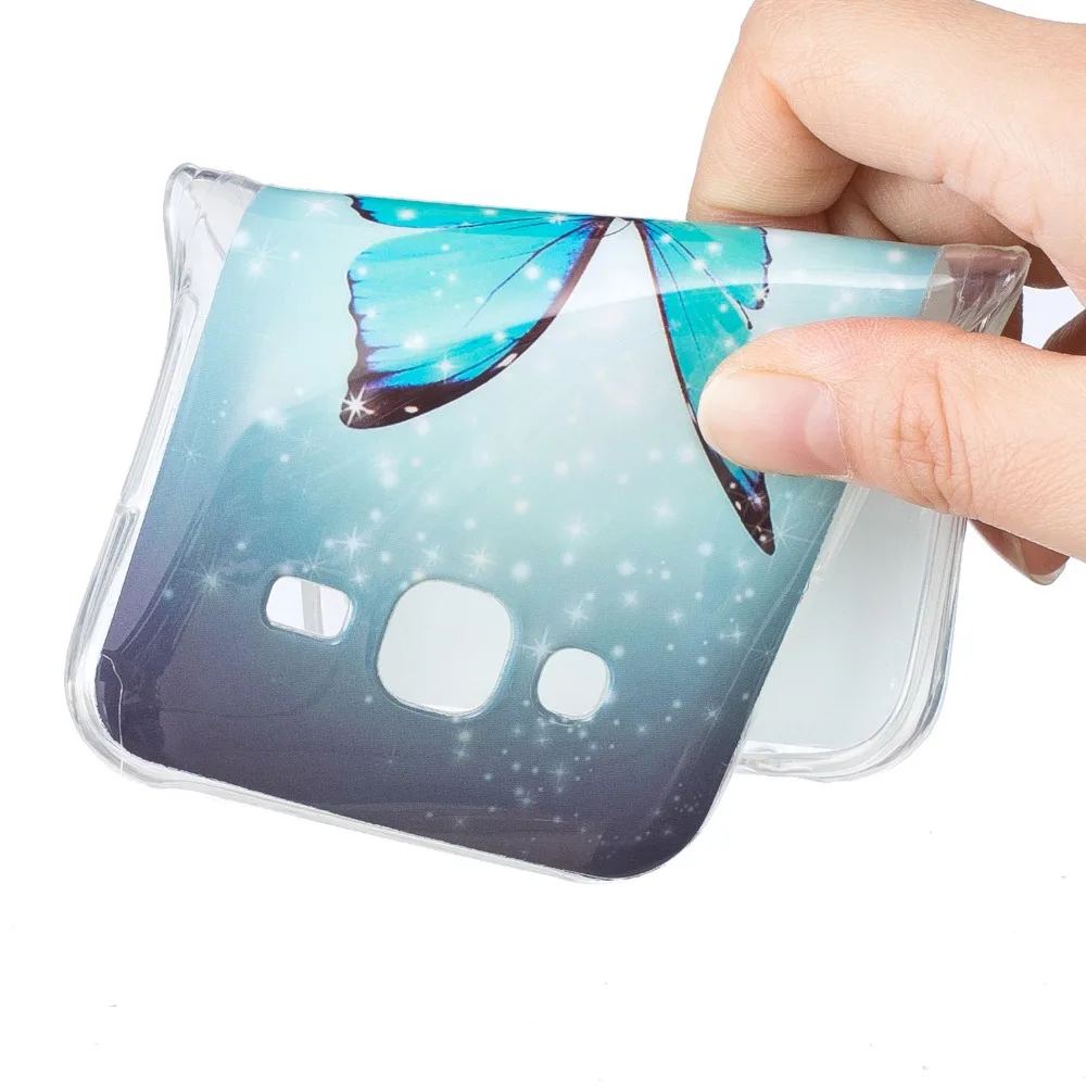 

Cute Cartoon Animal Skull Luminous Night Light TPU Fundas Phone Cases For Samsung Galaxy J3 J5 J7 2015 J300 J500 J700 Cover Case