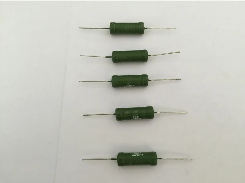 5 шт. RX21 Вт проволочный резистор 0 1r 10K Ом плоский провод теплоотвод Силовой