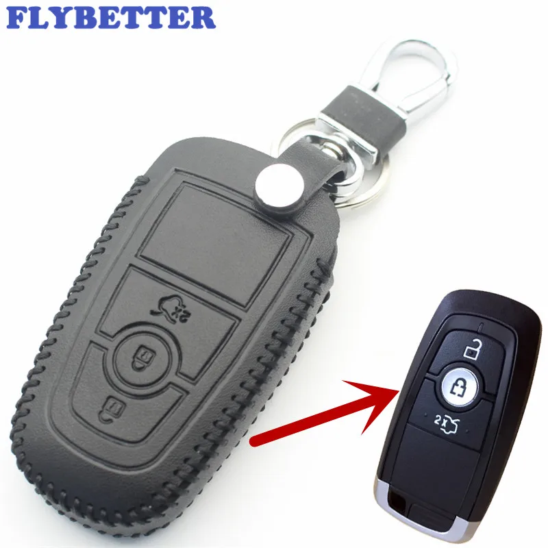 FLYBETTER чехол из натуральной кожи с 3 кнопками на пульте дистанционного управления