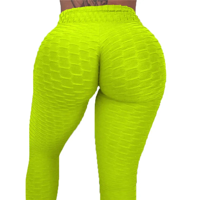 NINGMI фитнес облегающие для женщин Ruched Сексуальное белье подъема ягодиц Высокая