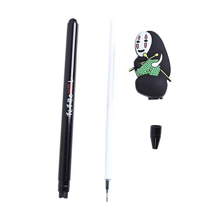 Najtaniej 40 Sztuk Kreatywny śliczne Anime Faceless Mężczyzna Uczeń Pisanie Narzędzie Neutralny Odpowiedź Długopis żelowy Bezpieczeństwa Obudowa Z Tworzywa Sztucznego