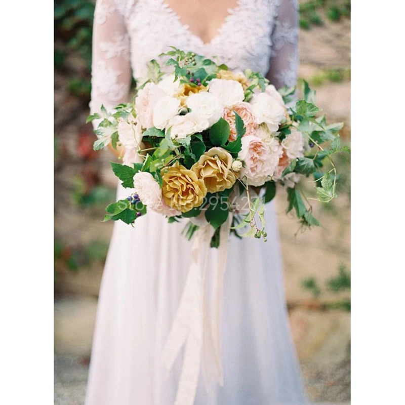 Женское свадебное платье с открытой спиной ТРАПЕЦИЕВИДНОЕ ПЛАТЬЕ из фатина