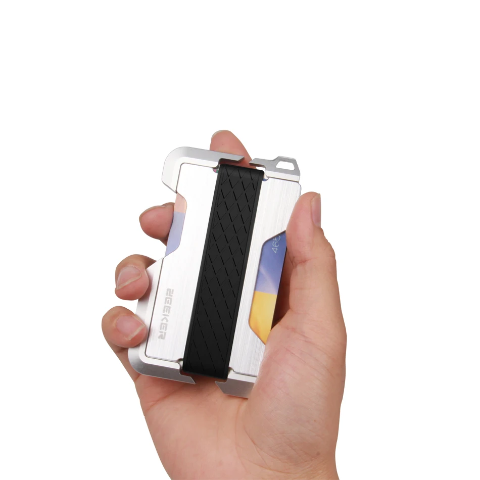 ZEEKER новый дизайн Алюминиевый металлический RFID держатель для кредитных карт из