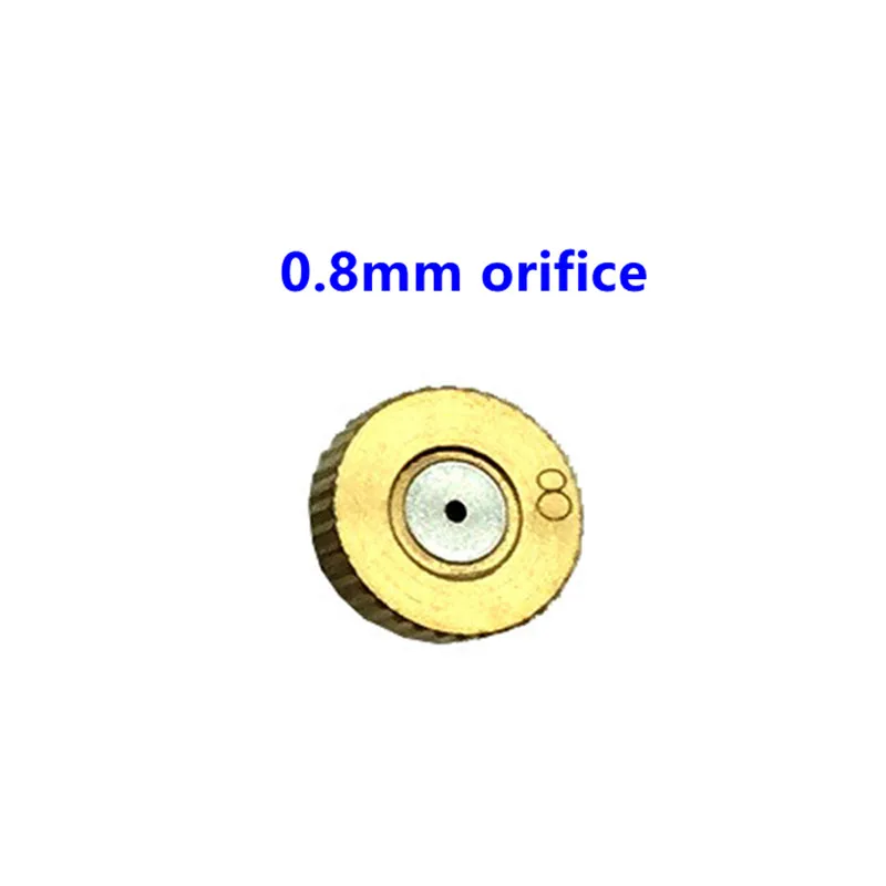 0.8mm nozzle set S080 упаковка 26 шт. mister head 18 м низкое давление парниковый Туман система охлаждения распылителя 1/4 ''шланг 0,1 мм-0,8 мм сопло отверстие опция - Цвет: 0.8mm nozzle set