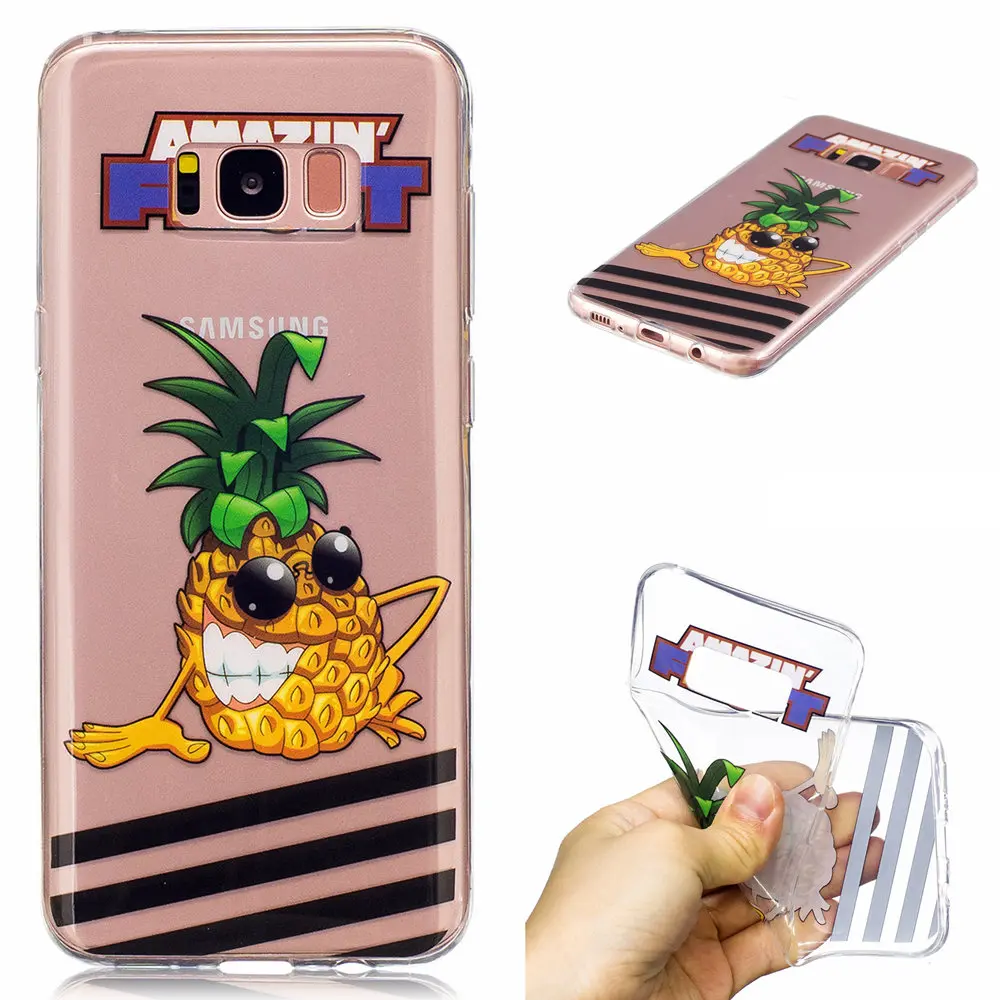 Подходящий чехол для Samsung Galaxy S8 S 8 SM G950FD G950N G950 G950D SM-G950FD SM-G950F ТПУ Мягкий силиконовый