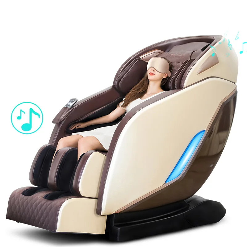 Coffee Новинка LEK 988Q8 145SL полностью автоматическое массажное кресло Шиацу Массажное кресло для всего тела Массажное кресло с нулевой гравитацией массажный диван - Цвет: Coffee