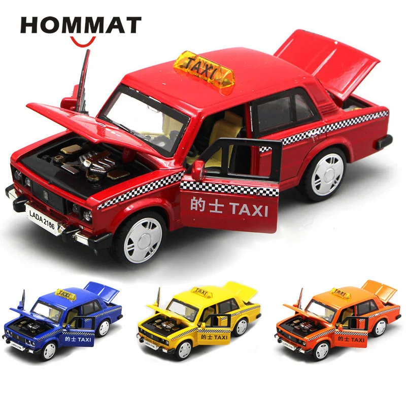 HOMMAT моделирования 1:32 Россия LADA 2106 такси сплав игрушечные машинки модель