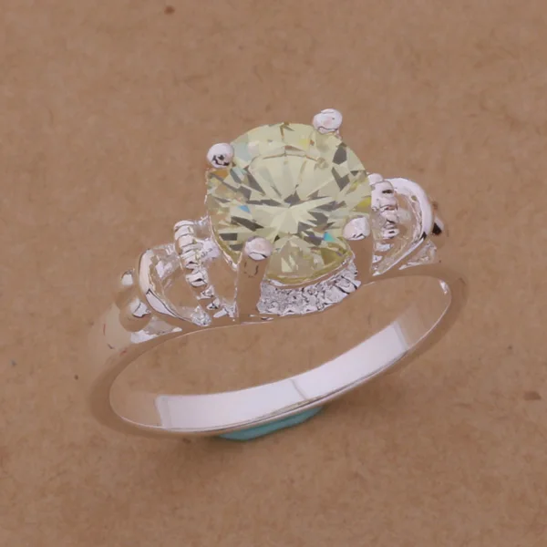 AR084 горячее серебряное покрытие кольца для женщин и мужчин серебро 925 ювелирные