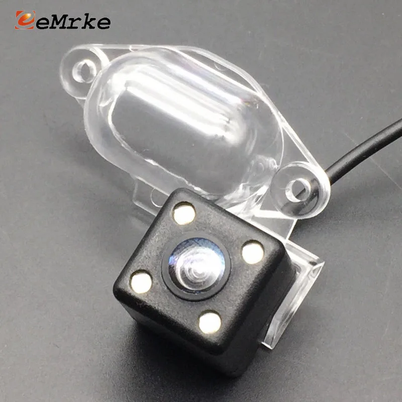 EEMRKE 4 LED Автомобильная камера HD CCD Ночное Видение заднего вида парковочная для Nissan