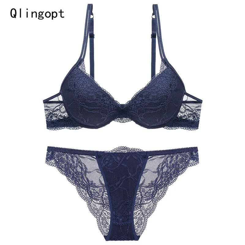 Фото Qlingopt Нижнее бельё Бюстгальтер Push Up Кружево Бельё для девочек Для женщин большой Qlingopt Нижнее бельё Бюстгальтер Push Up Кружево Бельё для девочек Для женщин большой