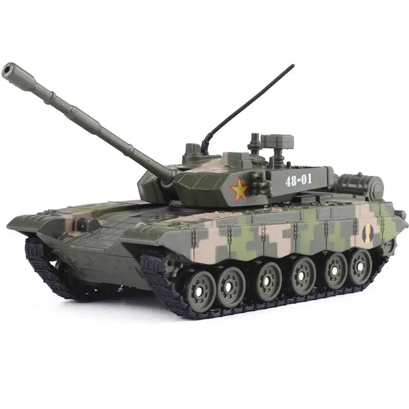 Сплав литья под давлением M1A2 военный боевой танк 1:48 с поворотом на 360 градусов