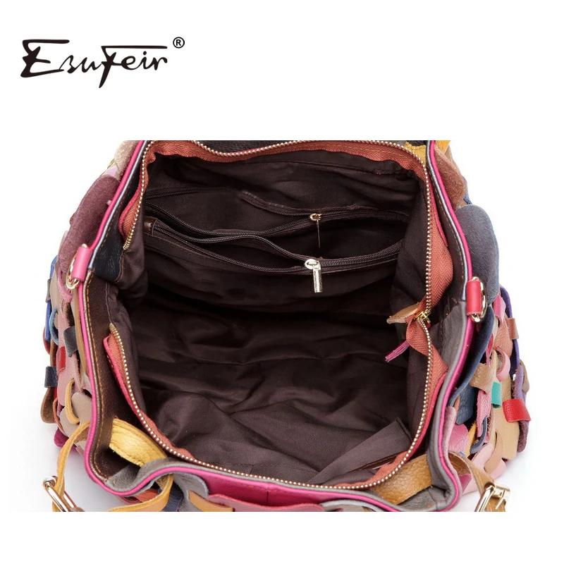 ESUFEIR Женская сумка из натуральной кожи с несколькими плечами|bag tote|women bagshoulder bags |