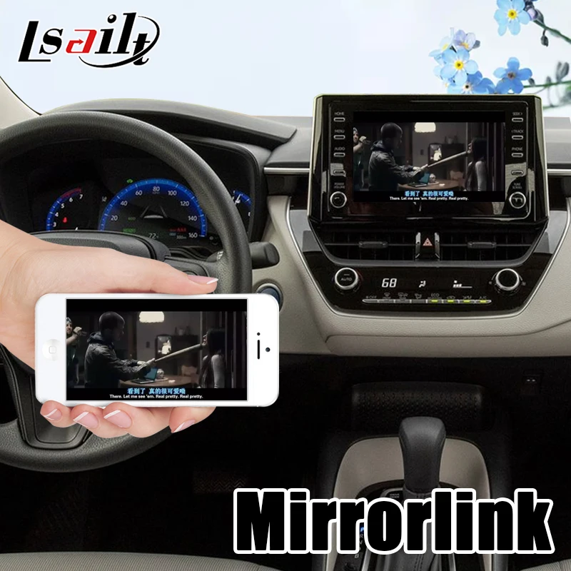 Lsailt автомобильный Android видео интерфейс gps навигационная коробка для Corolla Toyota- год Поддержка беспроводной carplay