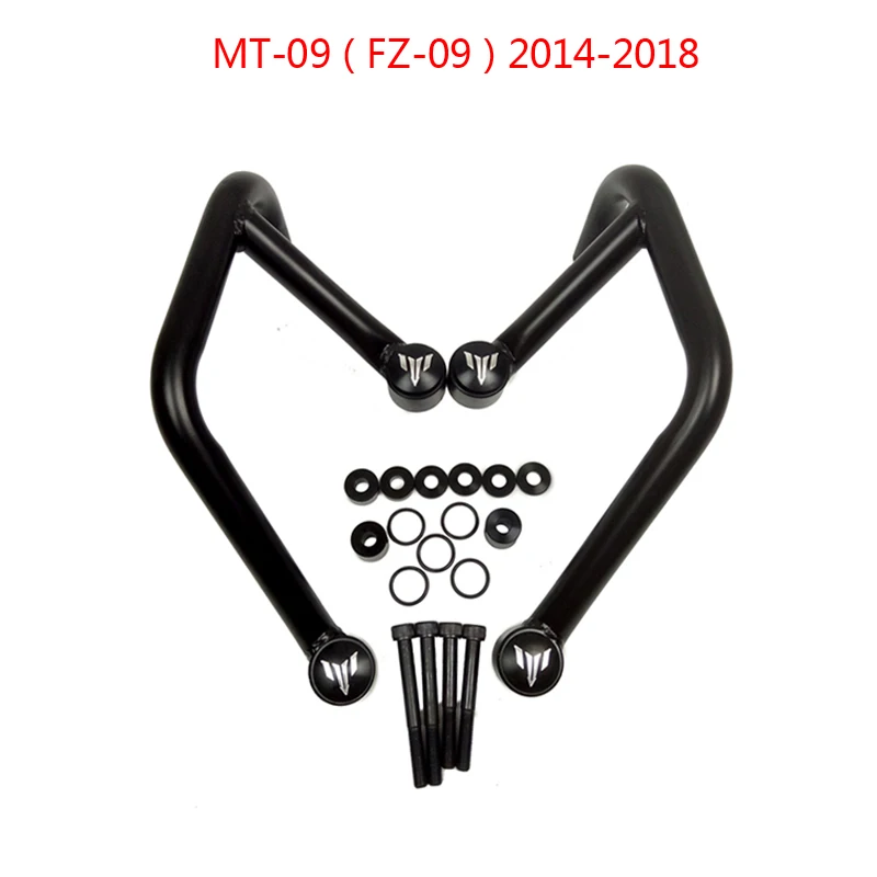 Для Yamaha MT 09 MT09 FZ защита двигателя краш бар рама бака бампер для 2014 2018|Бамперы и