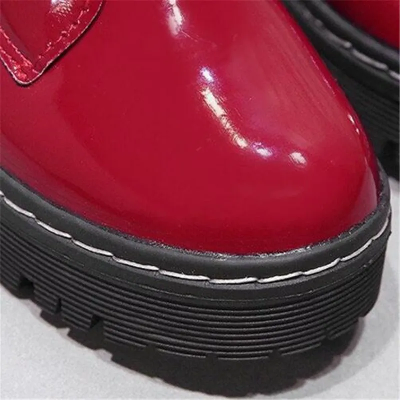 Женские туфли оксфорды в британском стиле FeiYiTu черные повседневные из мягкой