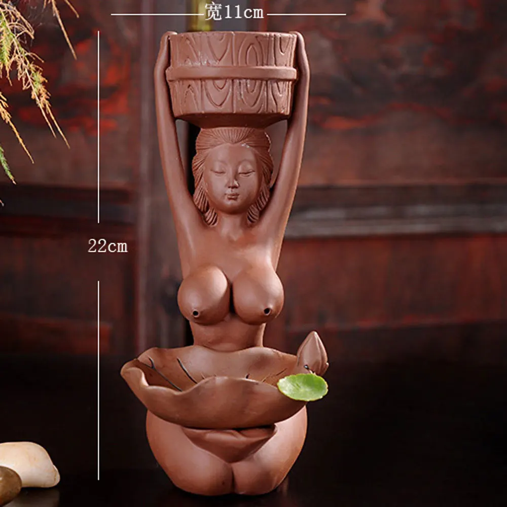 Горелка для благовоний Naked Lady с запахом дыма подставка украшение в виде конусной