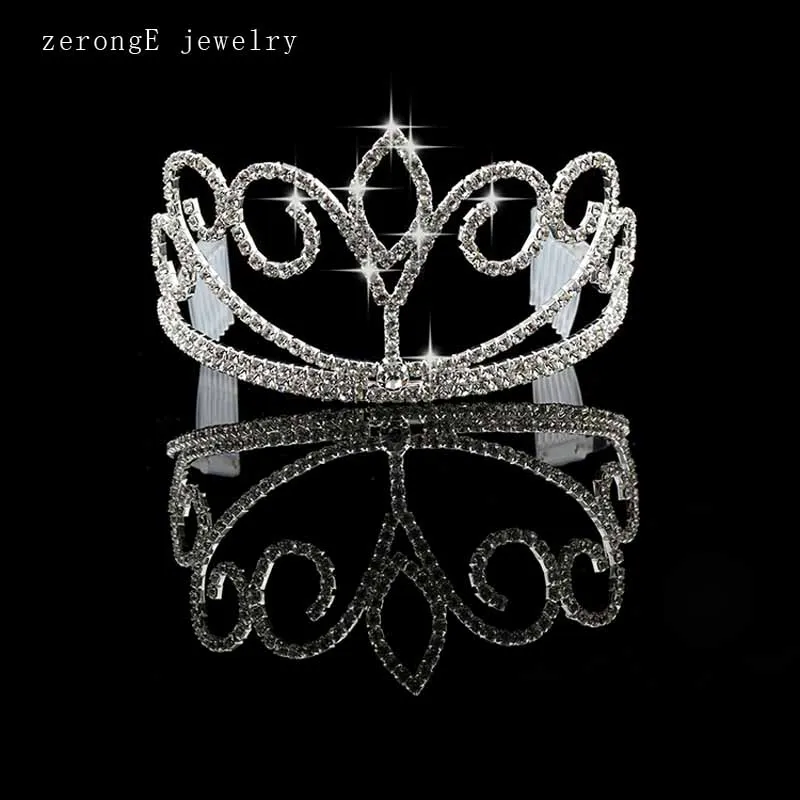 tiara same as pic Хрустальная Серебряная блестящая корона для балета, дешевая свадебная корона для невесты, украшение для волос, металлическая тиара - Окраска металла: tiara same as pic