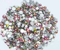 1440pcspack mix sizes ss3 ss30 40colors flatback non hotfix 3d crystal ab nail art rhinestones decorations glitter gems