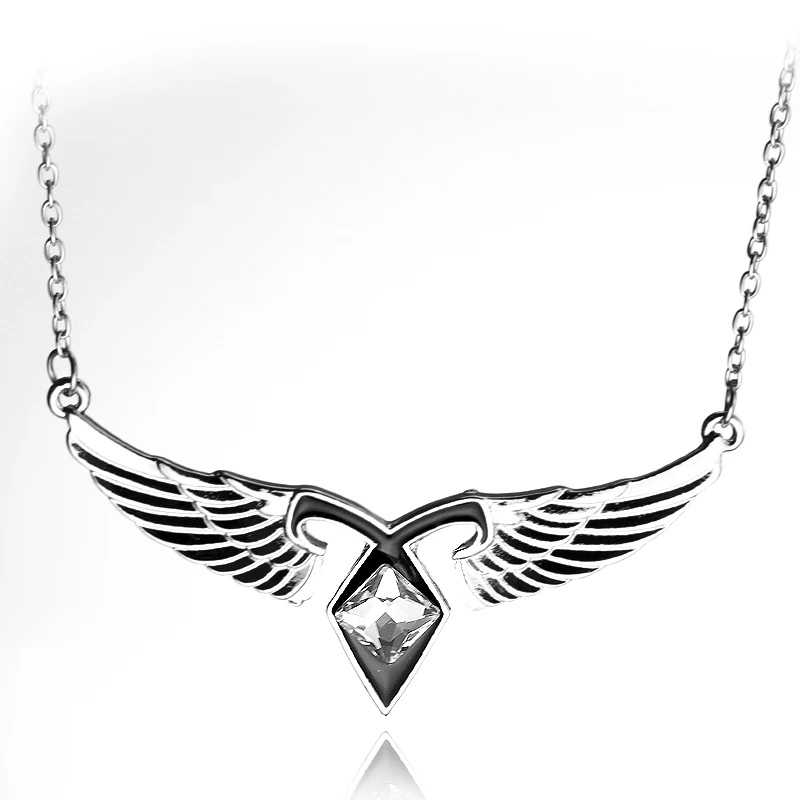 The Mortal Instruments City of ожерелье из костей vintage Angelic Power Runes Shadowhunters necklace men and women Gift