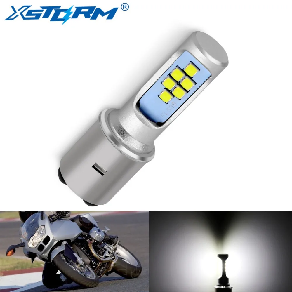 Светодиодные мотоциклетные фары H6 BA20D противотумансветильник 12 SMD 1200 лм