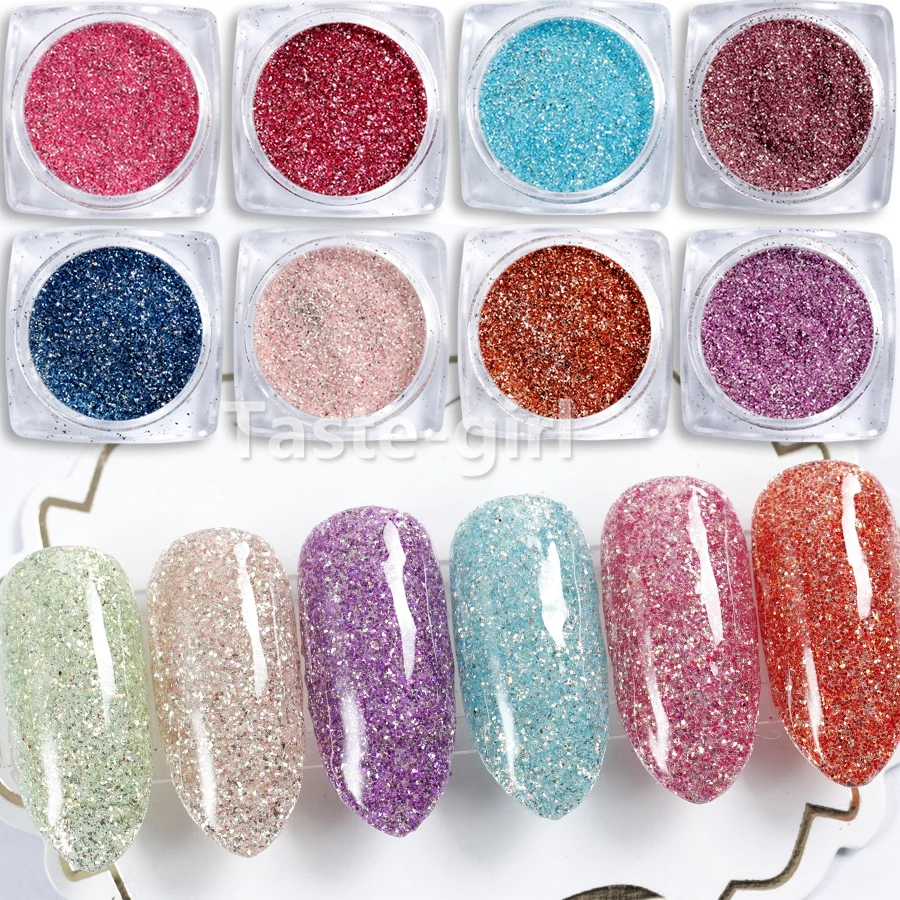 1 г хромированный Блестящий Порошок для ногтей УФ гель дизайна Полировка