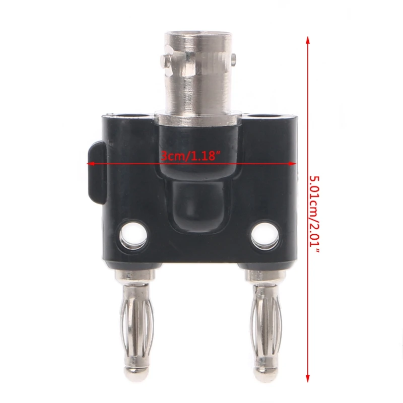 1 шт. BNC Гнездо для двойной укладки банан штекер RF разъем адаптер | Обустройство