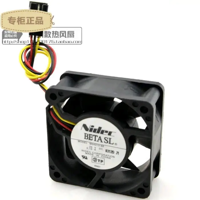 Free Delivery. 6025 double ball 24 v 0.16 A cooling fan fan M34313-68 3 line
