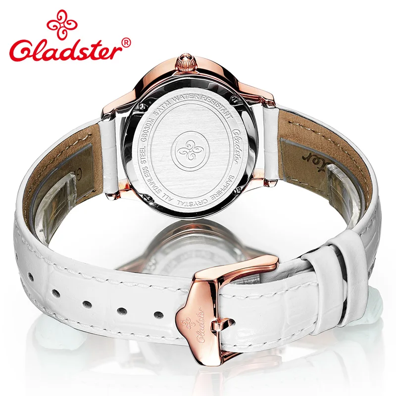 Gladster японские MIYOTA GL30 часы с циферблатом в виде ракушки уникальные женские