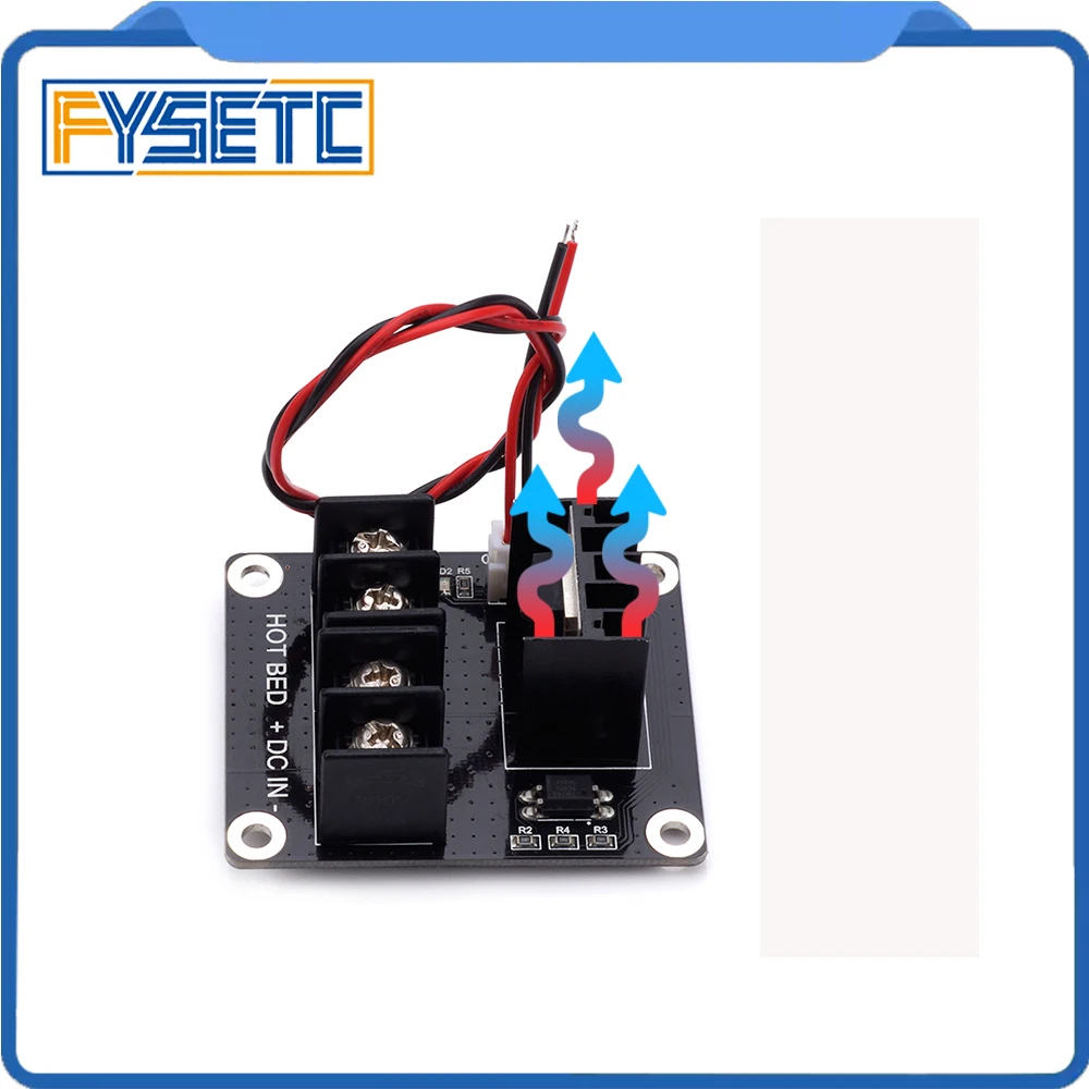 Модуль питания с подогревом для 3D принтера/модуль расширения MOSFET 2 контактный