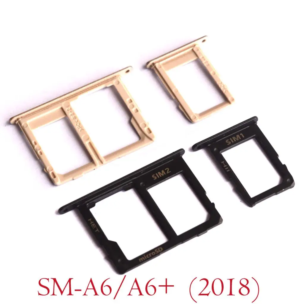 Держатель для SIM карты кардридер SD карт адаптер Samsung Galaxy A6 + 2018 A600F/FN/DS A605F