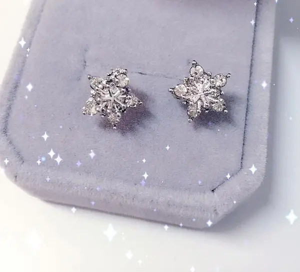 silver Модные простые серьги с пятиконечной звездой, Женские аксессуары,, геометрические серьги со звездами, ювелирные изделия Orecchini - Окраска металла: silver