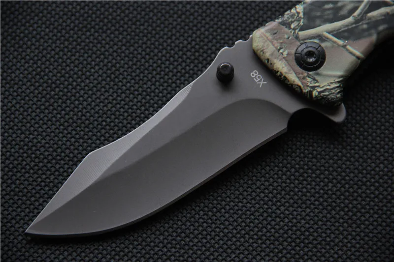 Бесплатная доставка оригинальный складной нож лезвие 5CR13MOV 57HRC походный