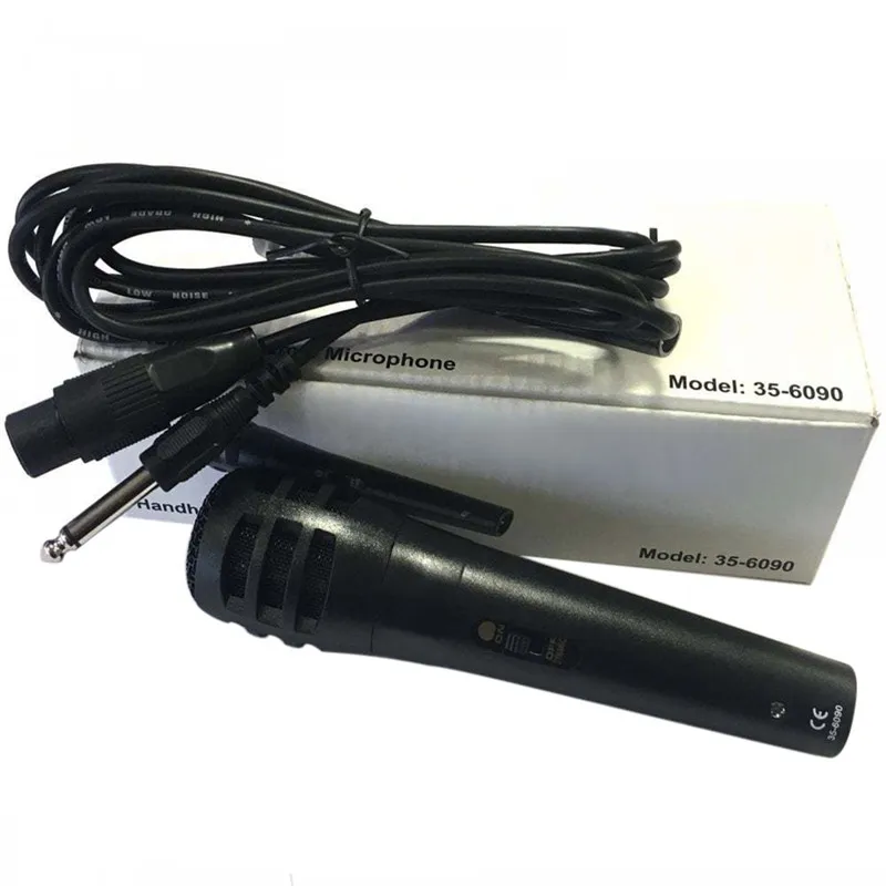 Ручной профессиональный динамический микрофон проводной USB для караоке