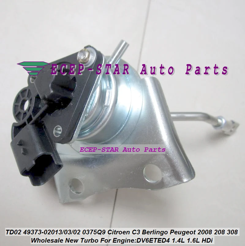 Турбопривод TD02 49373 02013 02003 02002 0375Q9 для Citroen C3 Berlingo Peugeot 2008 208 DV6ETED 308 л