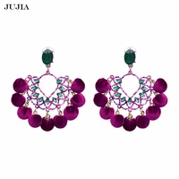 wholesale jujia new vintage statement oorbellen drop earrings fashion dangle earrings for women charm jewelry