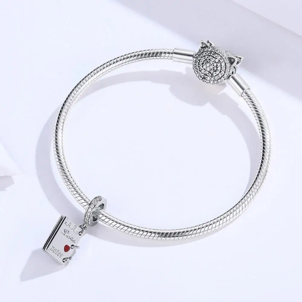 Love Note Pendant Charm for Silver Original Charms Bracelet Opened Book Sterling Silver 925 Fashion DIY Jewelry
Love Note Pendant Charm for Silver Original Charms Bracelet Opened Book Sterling Silver 925 Fashion DIY Jewelry